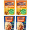 Uncle Bens Golden Vegetable Rice & Egg Fried Rice 4 x 250g Microwave Rice view 1