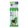 Brilliant Child Toothbrush by Baby Buddy with Soft, Round Bristles All-Around | for Kids Ages 2-5 Years | 360 Degree Head Cleans All-Around | Blue-Lime-Lilac, 3 Pack view 1
