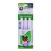 Brilliant Child Toothbrush by Baby Buddy, for Ages 2-5 Years, Round Head, Bristles Clean All-Around Mouth, Lilac, 3 Pack view 1