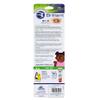 Brilliant Child Toothbrush by Baby Buddy, for Ages 2-5 Years, Round Head, Bristles Clean All-Around Mouth, Lilac, 3 Pack view 2