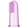 Brilliant Baby Finger Toothbrush with Case, Soft Silicone Gum Massager and Teether Brush for Babies and Toddlers, Age 3 Months and Up, Newborn Gum and Mouth Cleaning Essentials, Baby Toothbrush Pink view 3