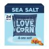 LOVE CORN Sea Salt | Delicious Crunchy Corn Snack | 24 x 20 bags | Low Sugar, Gluten Free, Vegan view 1