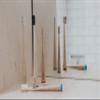 Adult Bamboo Toothbrushes | Organic | Ecofriendly Soft Bristles | Biodegradable | Plastic Free Wooden Handle | Vegan | Eco Packaging (Blue) view 3