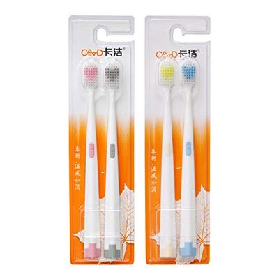 Couples Dental shabu Soft Bristle Toothbrush Creative Love Wide Adult Household Head Suit