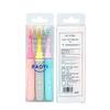 Children 3-5 Years Old Toothbrush Three Loaded Silicone Brush Ultrafine Soft Bristle Toothbrush Cartoon Baby view 2