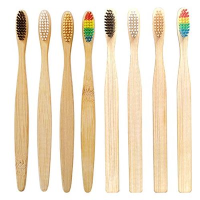 A Soft-bristled Toothbrush Biodegradable Bamboo Environmental Protection