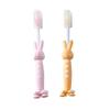 4 Fitted with Braces Toothbrush Bunny Cartoon Cute Bear Baby Boys and Girls Ages 3-12 Ultrafine Soft Bristle J view 4