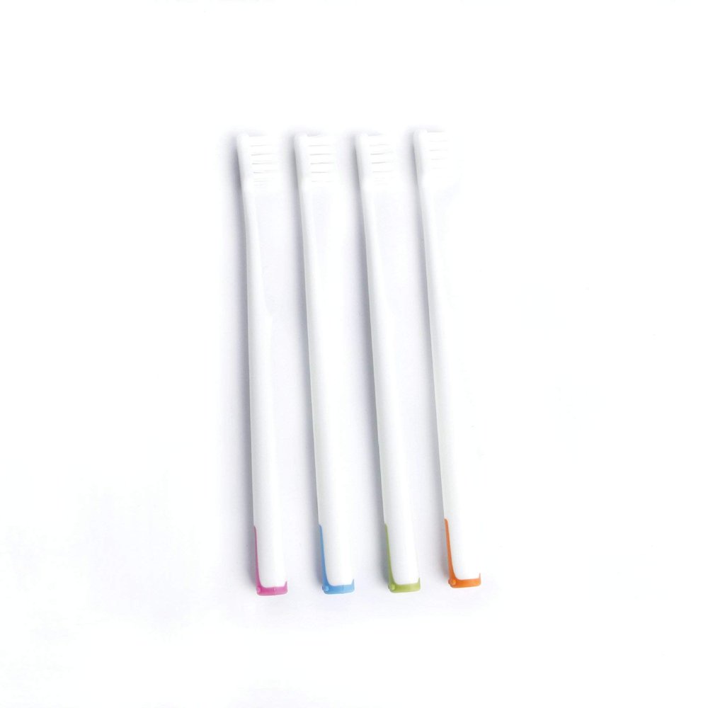 Adult Soft Bristle Toothbrush Single Family Boxed Four-Color Portable Travel Toothbrush Adult Toothbrush