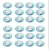 24 Happy Easter Style Pre-Cut edible Cupcake Cake Toppers Wafer Rice Paper view 1