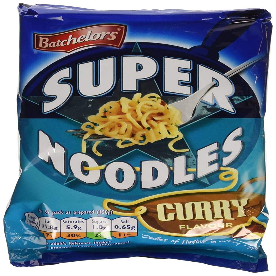 batchelors Super noodles Curry x 8