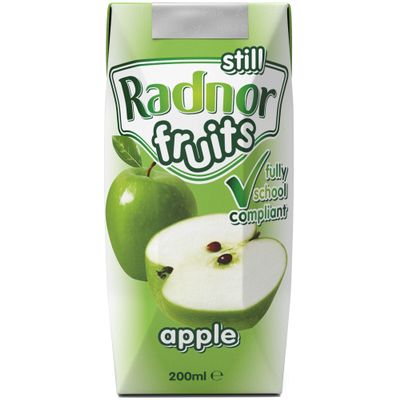 Radnor Hills Fruits Apple Fruits Cartons, 24 x 200 ml