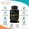 Flaxseed Oil Capsules - 1000 mg - 120 Vegan Soft Gels - High in Omega 3, 6, 9 - Cold Pressed Flax Seed Formula - 4 Months Supply - by NextGenU view 2