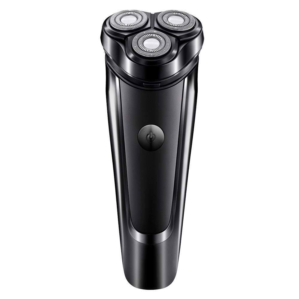 C-JT Comfortable grip, Rechargeable IPX7 Waterproof Razor,Men's Precision Wet And Dry Electric Shaver/Wireless Razor,With Pop-up Trimmer,Men's Gift,Black,Hair removal
