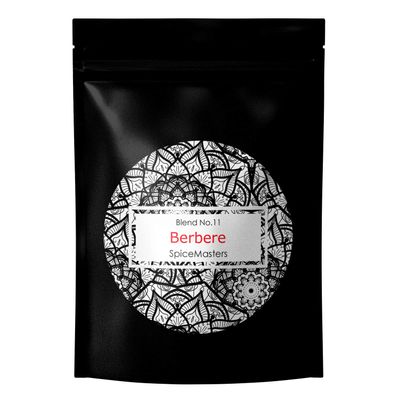 Berbere Spice Mix - Superior Hand Blended Premium Ethiopian Spices - Makes 10 Family Meals - No Artificial Additives or Preservatives - Spice Masters