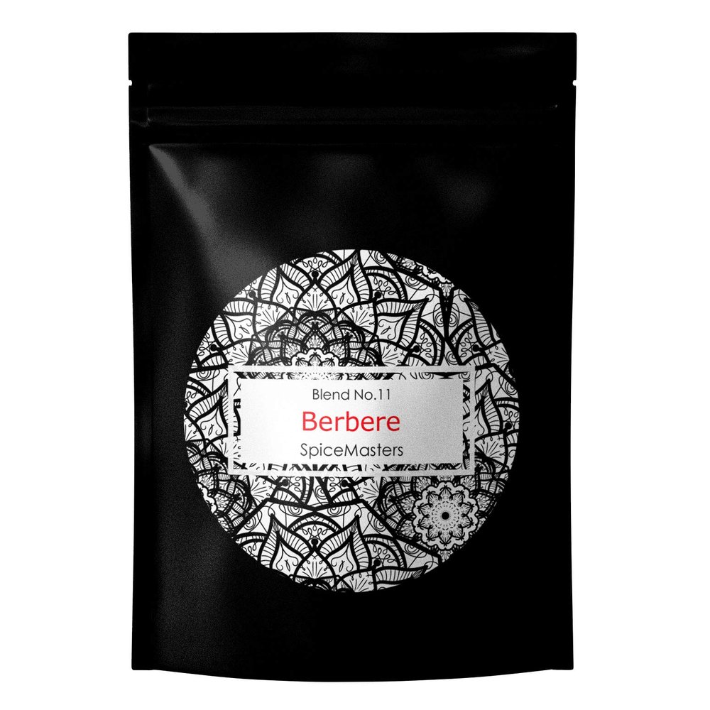 Berbere Spice Mix - Superior Hand Blended Premium Ethiopian Spices - Makes 10 Family Meals - No Artificial Additives or Preservatives - Spice Masters