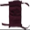 Adjustable Cotton Blend Face Cover 3-Pack, Red Twill, One Size (226677) view 1