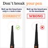 Beard Pen Filler for Men - Barber Styling Grooming Pencil with Brush - Waterproof Proof, Sweat Proof, Long Lasting Solution with Natural Finish - Cover Beard and Scalp Patches - Black 1 Pack view 3
