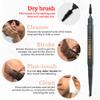 Beard Pen Filler for Men - Barber Styling Grooming Pencil with Brush - Waterproof Proof, Sweat Proof, Long Lasting Solution with Natural Finish - Cover Beard and Scalp Patches - Black 1 Pack view 4