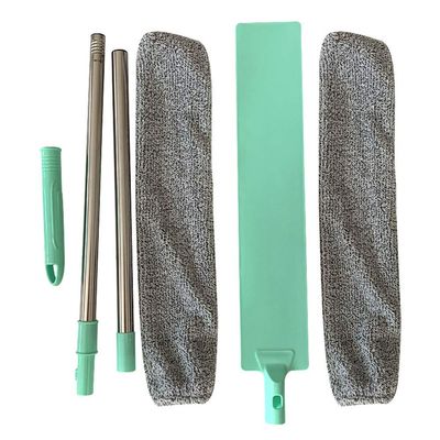 ECOSWAY Bedside Dust Brush Long Handle Mop Reusable Microfiber Duster Sweeping Brush,Household Bed Bottom Gap Clean Hair Sweeping Dusty Magic Duster