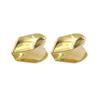 Artibetter 2pcs Gold Plated Single Tooth Cap Hip Hop Teeth Grill Tooth Decoration view 1