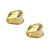 Artibetter 2pcs Gold Plated Single Tooth Cap Hip Hop Teeth Grill Tooth Decoration view 4