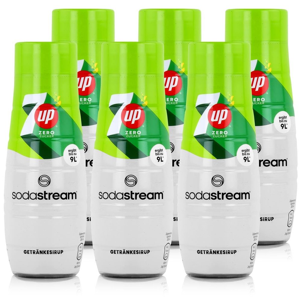 SodaStream - 7UP Free Syrup - 6X 440ml