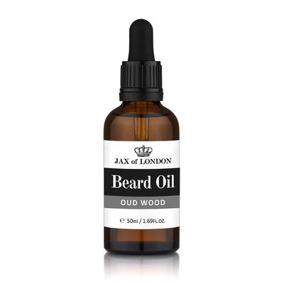 Jax of London Oud Beard Oil - Scented Aftershave Beard Oil For Beard Growth And Conditioning - Jojoba oil, Argan oil, Vitamin E - Made In the UK - Various Scents (Oud)