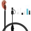 Digging ear spoon endoscope 5.5mm HD visual-black view 1