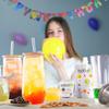 Bobalife Summerfruit Bubble Tea Kit - Make Your Own Boba Tea At Home | 12 Drinks | Popping Boba & Tapioca Pearls | Vegan Gluten Gift Set view 3