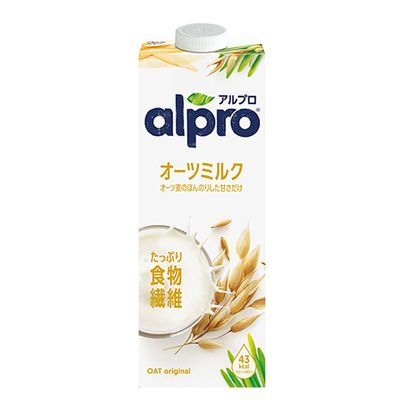 Alpro Oat Drink Milk Alternative Cartons - 8x1ltr