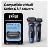 Braun Series 5 Electric Shaver ORIGINAL Replacement Head, Easily Attach Your New Shaver Head, Compatible With All New Generation Series 5/6 Electric Shavers, 53B, Black view 2