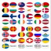 48 Eurovision Flags Iced Icing CupCake Toppers Cake view 1