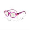 Eyekepper Small Lens Blue Light Filter Glasses Women - Anti Digital Glare UV Ray Computer Readers with Yellow Filter Lens Pattern Arms - Grey +0.50 view 4