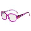 Eyekepper Small Lens Blue Light Filter Glasses Women - Anti Digital Glare UV Ray Computer Readers with Yellow Filter Lens Pattern Arms - Purple +2.50 view 1