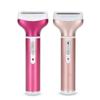 Electric for Women, USB Rechargeable Lady Set with Nose Trimmer 4 in 1 Portable Grooming Kit for Face Legs Armpit Arms Bikini Line Rose Gold view 1