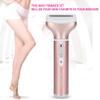 Electric for Women, USB Rechargeable Lady Set with Nose Trimmer 4 in 1 Portable Grooming Kit for Face Legs Armpit Arms Bikini Line Rose Gold view 2