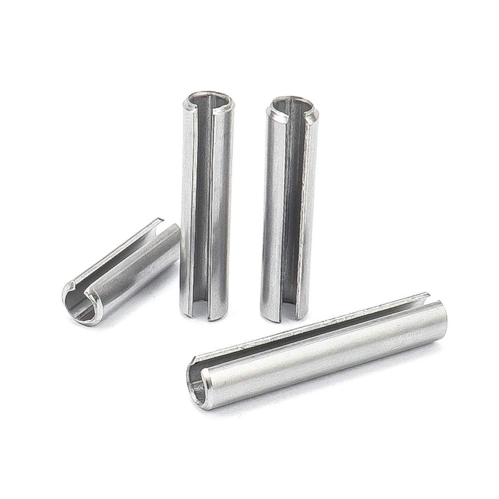Standard Parts, 304 Stainless Steel Elastic Cylindrical pin locating pin Opening pin Spring pin-M8 * 65 2 Capsules