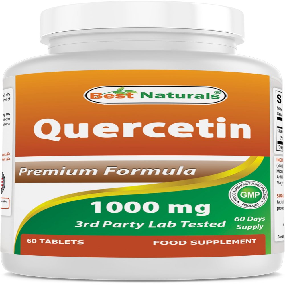 Best Naturals Quercetin 1000 mg Tablet - Immune Health - 60 Count (60 Count (Pack of 1))
