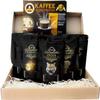 Kaffee Globetrotter - Genuine Raritten - Box (Ganze Behne) - 5 x 100g Raritten Spitzenkaffee - Werden Sie Zum Entdecker - Gift Set - Lnder Kaffee aus aller Welt - Kaffeebohnen im Gift Cardboard view 3