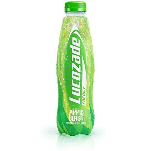 Lucozade Apple Blast Energy Drink 380ml, 1.09 PMP, Pack of 12