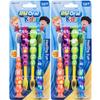 RM Oral Kids Healthy Fun Suction Cup Soft Toothbrushes, 4 Count Twin Pack view 1