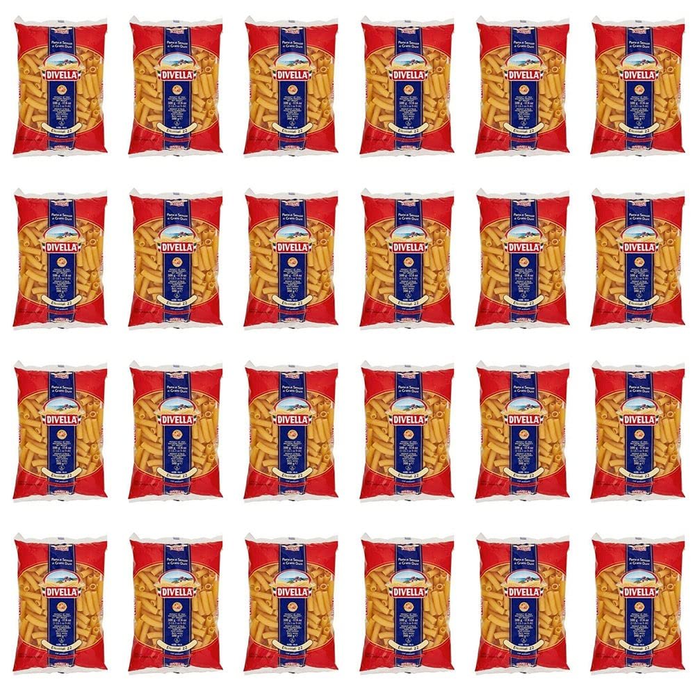 24 x Pasta Divella 100% Italian N22 Elicodali 500 g