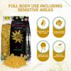 Hot Wax Beads for Hair Removal, Natural Stripless Film Formula with Coconut Oil for Full Body Use, Face Legs Armpits Bikini Line, Professional Quality for Women and Men, Dermawax, Made in Italy, 1kg view 3