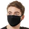 Naroo F.U Plus - Reusable Anti Dust Breathable Sports Face Mask for Men, Women & Kids (Large, Black) view 1