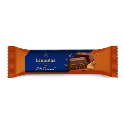 6 x Leonidas Fresh Belgian Milk - Salted Caramel 50g Chocolate Bars