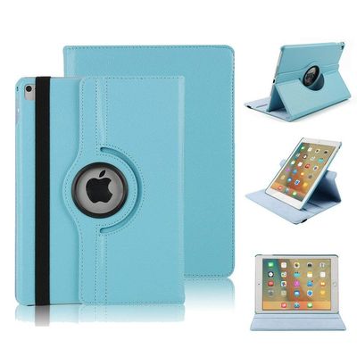 elecfan Protective Case for iPad Pro 12.9 2020, Folio Book Cover Designed,360 Degrees Rotating Stand Case,Slim & Light, Protective Case for iPad Pro 12.9 inch 4th Gen 2020 - Light Blue