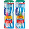2 Packs x 3 Pcs Regular Plus Triple Firm Toothbrush view 1