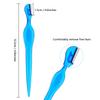 24 Pieces Eyebrow Razors Small Head Brow Facial Lip Shaver Trimmer with Protective Cover for Women Men, Multipurpose Face Grooming Tools view 2