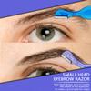 24 Pieces Eyebrow Razors Small Head Brow Facial Lip Shaver Trimmer with Protective Cover for Women Men, Multipurpose Face Grooming Tools view 4