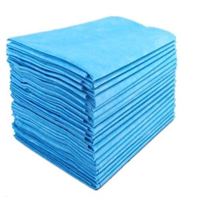 100 Disposable Massage Mattress Hospital Operating Room Mattress Sleeping Bag Waterproof Disposable Bed Sheet Beauty Salon Pad -Blue